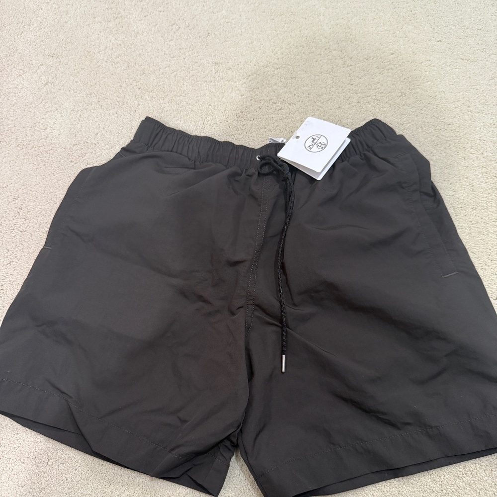Hermes Mens Black XS Swim Suit - New w/ Tags